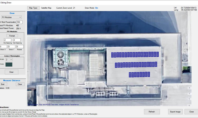Solar PV SString Drawing